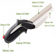 Load image into Gallery viewer, Smart Cutter™ Kitchen Scissors - New Multi-Function Smart Clever Scissor Cutter 2 in 1 Cutting Board Utility Cutter Stainless Steel Ourdoor Smart Vegetable Knife