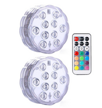 Load image into Gallery viewer, LEDFantasy™ - Change Any Backyard From 'Meh' To 'Wow' - IP68 Waterproof 16 Color Submersible LED Lights